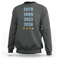 Argentina Flag Pride Soccer Sweatshirt 1978 1986 2022 Future Fourth Star