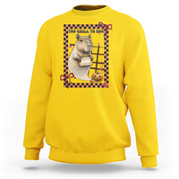 Halloween Capybara Sweatshirt Funny Too Chill To Boo - Wonder Print Shop