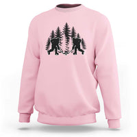 Funny Bigfoot Playing Ice Hockey Sweatshirt Cryptid Lover Gift - Wonder Print Shop