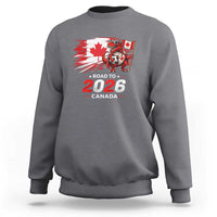 Funny Canada Soccer Dinosaur Sweatshirt Road To 2026