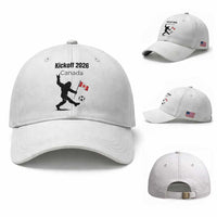 Funny Bigfoot Canada Soccer Baseball Cap Kickoff 2026