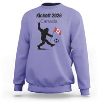 Funny Bigfoot Canada Soccer Sweatshirt Kickoff 2026