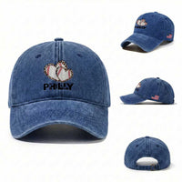 Funny Vintage Philly Baseball Washed Cotton Baseball Cap Sport Humor Gift