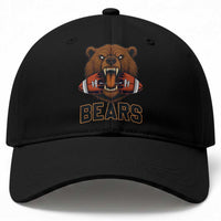 Football Player Gift Baseball Cap Fierce Br Biting Ball
