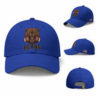 Football Player Gift Baseball Cap Fierce Br Biting Ball
