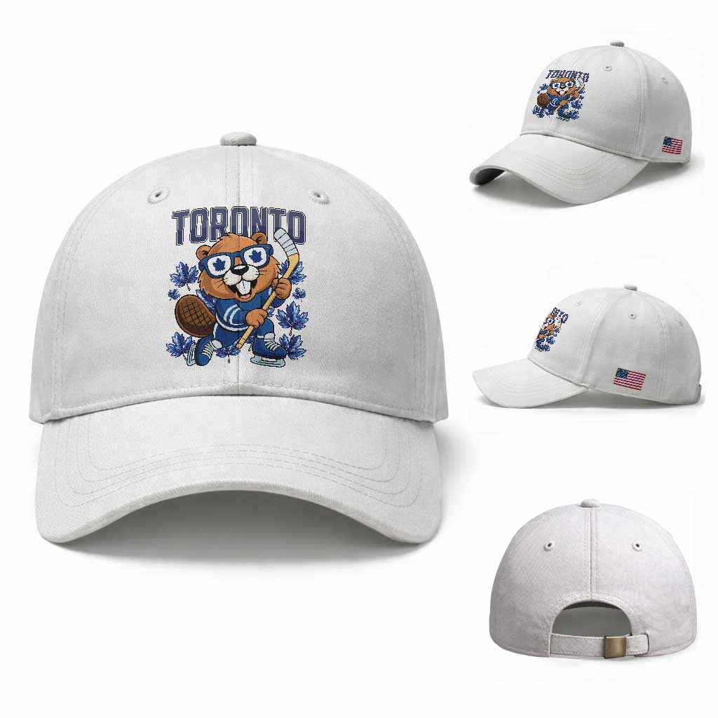 Toronto Ice Hockey Beaver Baseball Cap Canadian Pride Gift