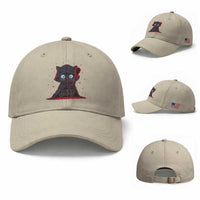 Funny Cat Vader Kitten Playing Darts Baseball Cap Space Scifi Dartist Gift