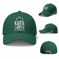 Kitty Lover Dartist Gift Baseball Cap Life Should Be Cats And Darts