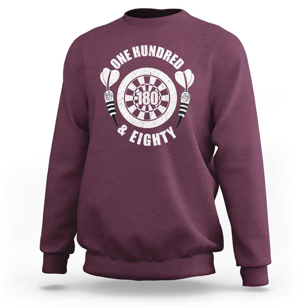 Triple 20 Master Dartist Gift Sweatshirt One Hundred And Eighty - Wonder Print Shop