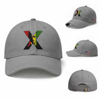Malcolm X Baseball Cap African American Heritage Gift