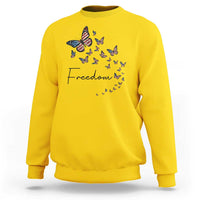 Butterfly Of Freedom American Pride Sweatshirt