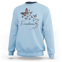 Butterfly Of Freedom American Pride Sweatshirt