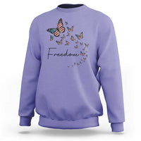 Butterfly Of Freedom American Pride Sweatshirt