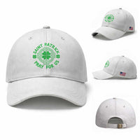 Saint Patrick Pray For Us Baseball Cap St Patricks Day Celtic Cross