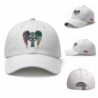 Patriotic Irish American Cross Baseball Cap St Patricks Day Religious Gift