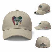 Patriotic Irish American Cross Baseball Cap St Patricks Day Religious Gift