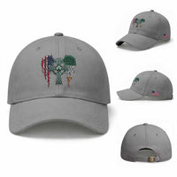 Patriotic Irish American Cross Baseball Cap St Patricks Day Religious Gift