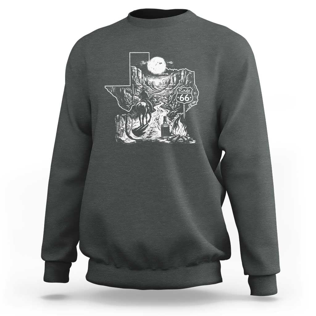 The Mother Road Texas Panhandle Sweatshirt Vintage Desert Road Trip