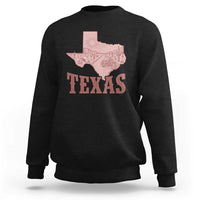 Texas Route Highway 66 Biker Sweatshirt Vintage Biker Road Trip