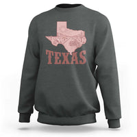 Texas Route Highway 66 Biker Sweatshirt Vintage Biker Road Trip