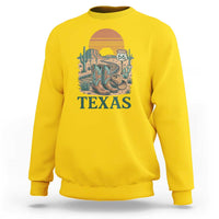 Vintage Route Highway 66 Texas Sweatshirt Amarillo Road Trip Adventure