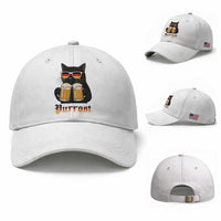 Oktoberfest Prost Cat Drinking Baseball Cap Funny Purrost German Beer Gift