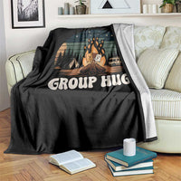 Funny Smores Camping Throw Blanket Group Hug - Wonder Print Shop