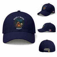 Camping Lover Baseball Cap Read Smore Books Funny Smores