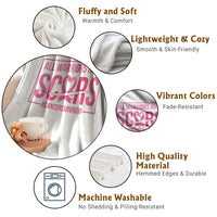 Breast Cancer Fighter Support Throw Blanket All Warriors Have Scars