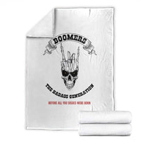 Baby Boomers The Badass Generation Funny Quote Gift Throw Blanket - Wonder Print Shop