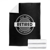 Funny Retired Baby Boomer Generation Gift Throw Blanket - Wonder Print Shop