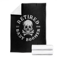 Funny Baby Boomer Retirement Throw Blanket Gift For Generation - Wonder Print Shop