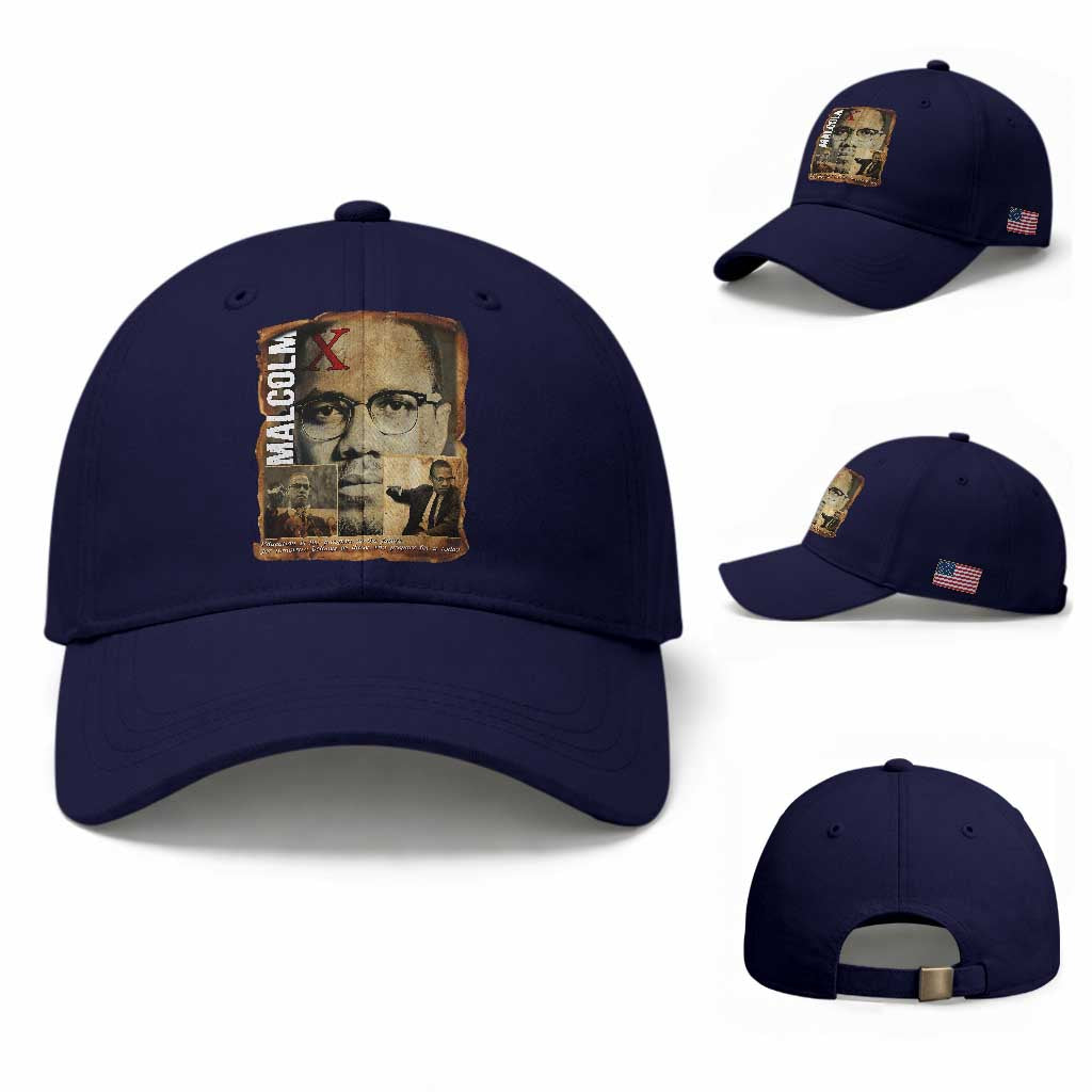 Education Is The Passport To The Future Baseball Cap Malcolm X Quote