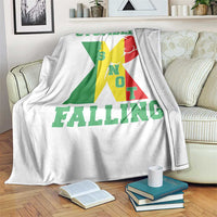 Stumbling Is Not Falling Throw Blanket African American Black History Month TS12