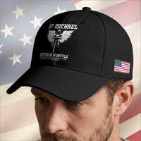 Saint Michael Defend Us In Battle Baseball Cap Christian Faith Gift