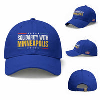 Solidarity With Minneapolis Baseball Cap Minnesota Community Support Gift