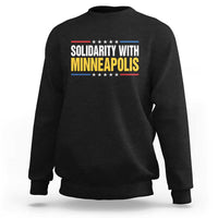 Solidarity With Minneapolis Sweatshirt Minnesota Community Support Gift