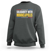 Solidarity With Minneapolis Sweatshirt Minnesota Community Support Gift