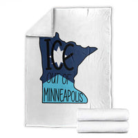 Ice Out Of Minneapolis Throw Blanket Minnesota Community Support Gift
