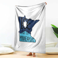 Ice Out Of Minneapolis Throw Blanket Minnesota Community Support Gift