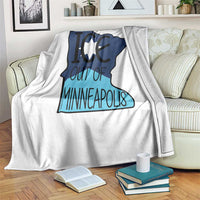 Ice Out Of Minneapolis Throw Blanket Minnesota Community Support Gift