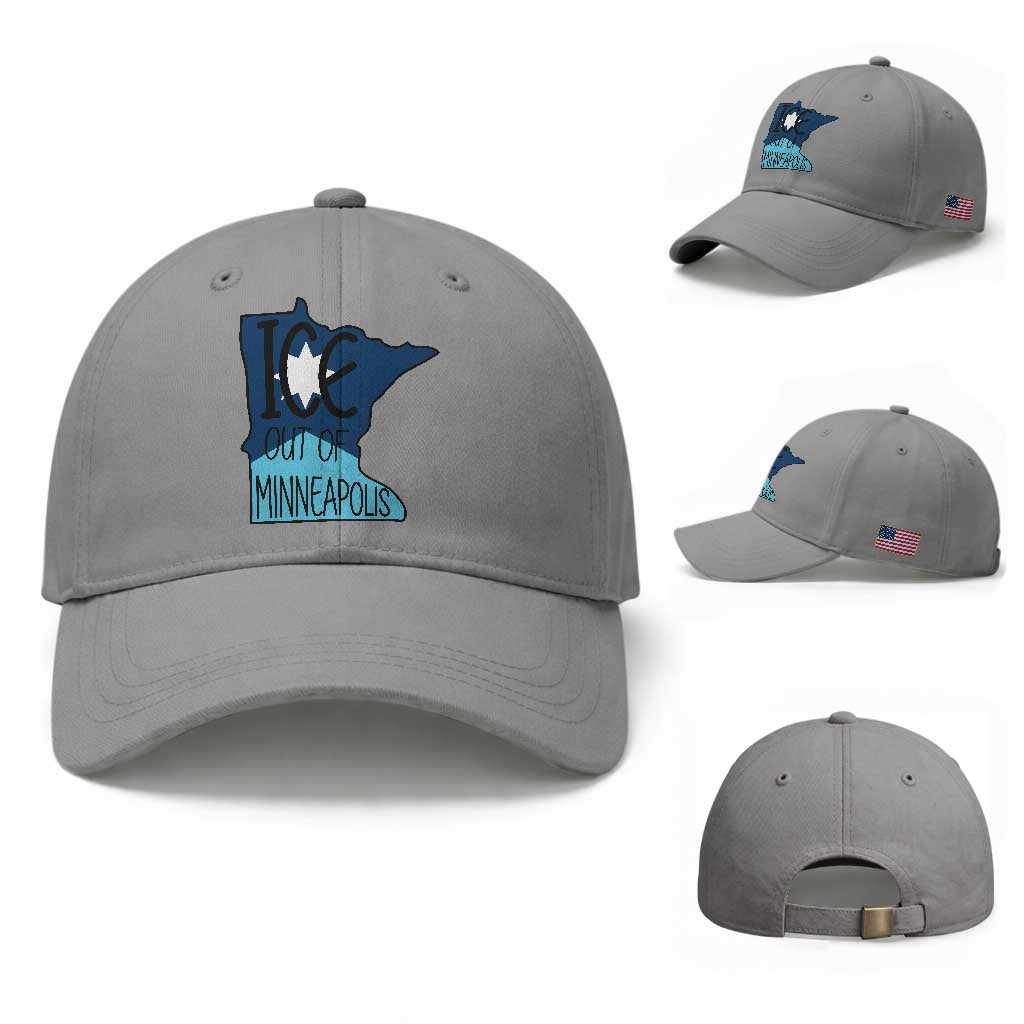 Ice Out Of Minneapolis Baseball Cap Minnesota Community Support Gift