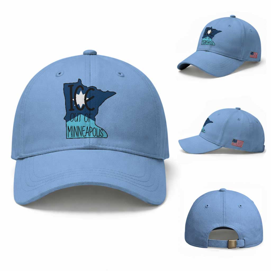 Ice Out Of Minneapolis Baseball Cap Minnesota Community Support Gift