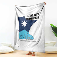 Stand With Minneapolis Throw Blanket In Loving Memory Of Alex