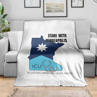 Stand With Minneapolis Throw Blanket In Loving Memory Of Alex