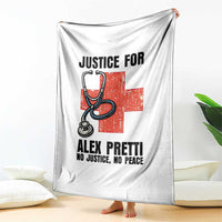 Justice For Alex Pretti Throw Blanket Minneapolis Support Gift