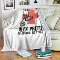 Justice For Alex Pretti Throw Blanket Minneapolis Support Gift