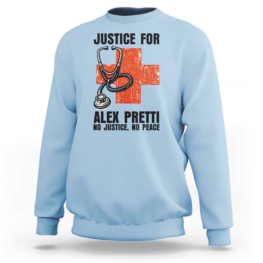 Justice For Alex Pretti Sweatshirt Minneapolis Support Gift