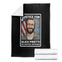 American Flag Minneapolis Support For Alex Gift Throw Blanket