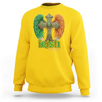 Irish Pride Celtic Cross Sweatshirt Christian Gift